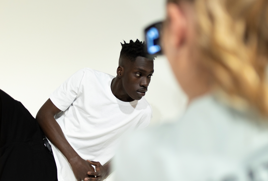Behind the scenes of New Standard lookbook shoot