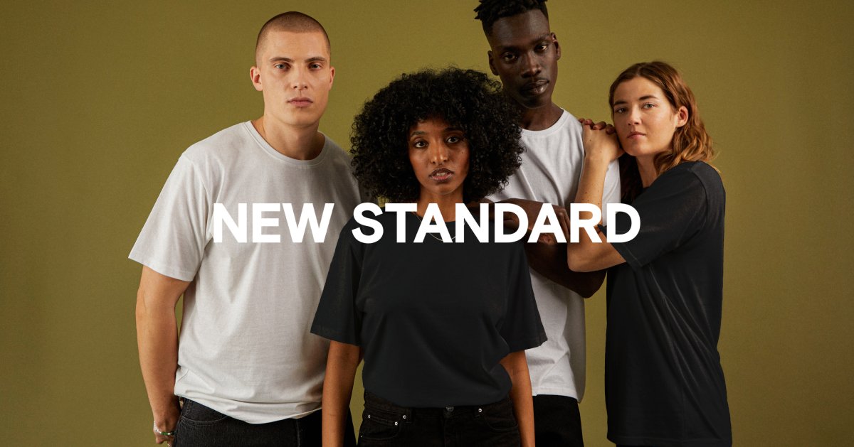 100% recycled clothes for those who wear the change - New Standard