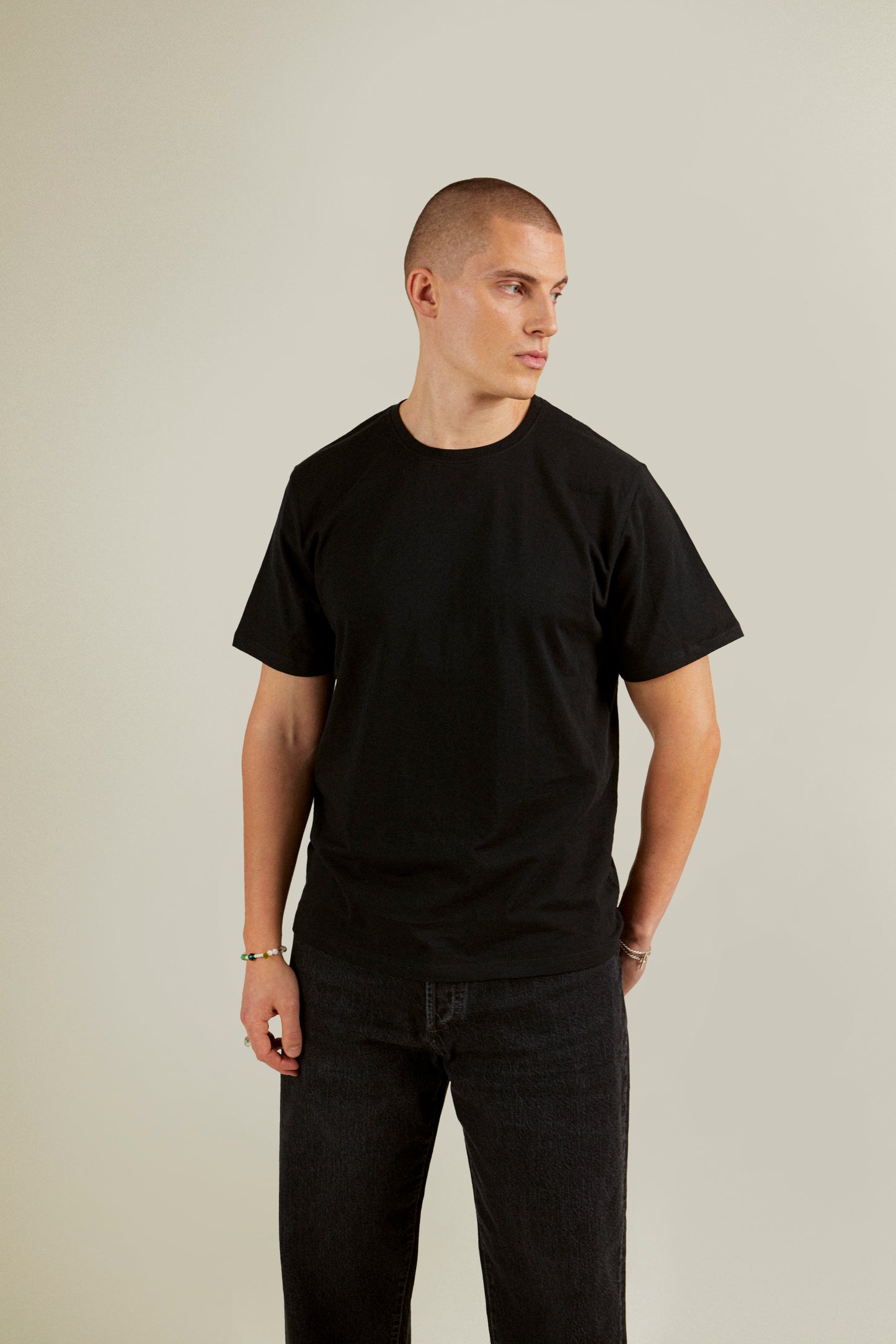 Men's t-shirt - Black and white (2-pack)