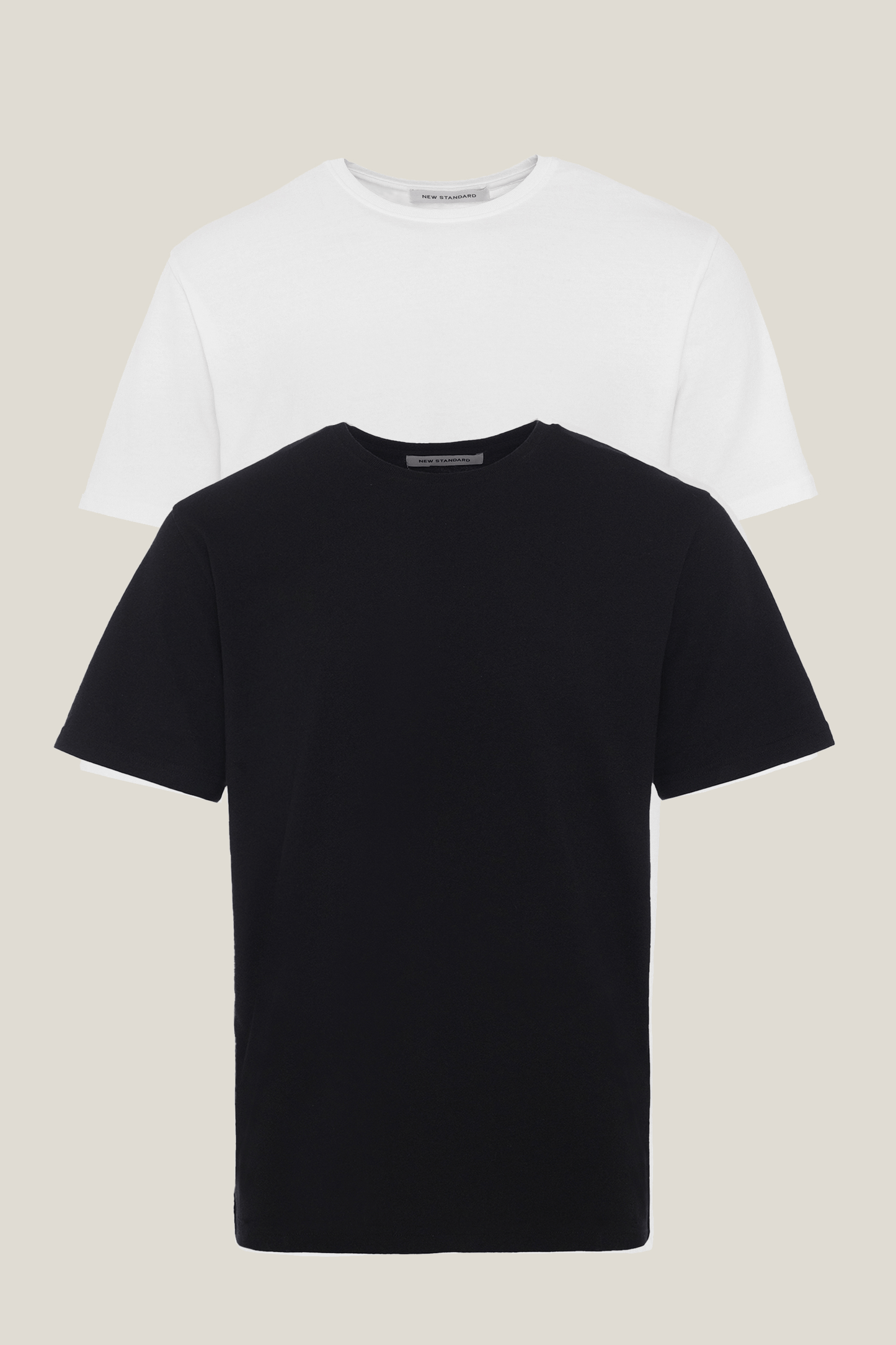 Men's t-shirt - Black and white (2-pack)